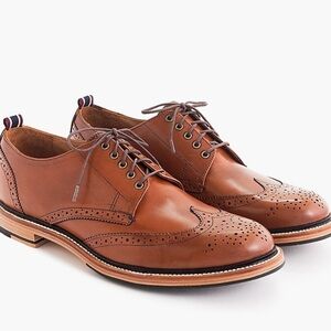J. Crew Men’s Oar Stripe Shortwing Derbys size 10.5